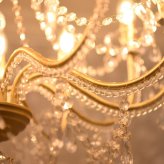 照明 ライト ロココ 調 お手軽シャンデリア12灯（LED電球付き） プリンセスホワイト 引掛けシーリング付き 簡単取り付け 天井 ゴージャス おしゃれ 12畳 ダイニング リビング 姫系 ヨーロピアン クラシック 新生活