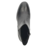 ショートブーツ レディース 靴 サイドゴア サイドジップ 本革 レザー 防寒 シンプル ５cm ヒール チャンキーヒール 定番 きれいめ Parade 1240 ブラック ブラウン