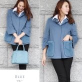 Filomo/フィローモ loro piana カシミヤ混 ウールコート ファーポケット付き レディース ミンク コペンハーゲン 冬 着丈68cm テーラーカラー キャメル/レッド/ブルー/ブラック ギフト プレゼント 卒業式 入学式 母 7F (02000235r)