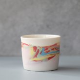 【手に馴染むおちょこ　セット　marble　300ml　北川和喜】日本酒グラスセット　ペア　おしゃれ　かわいい　誕生日酒器 和食器 薄い お猪口 家飲み グッズ  おしゃれ  ギフト プレゼント 結婚祝い 引き出物 お祝い 内祝い 日本製 定番 人気