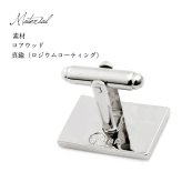 ハワイアンジュエリー コアウッド カフリンクス カフスボタン スクエア 真鍮 ロジウムコーティング スーツ ドレスシャツ ワイシャツ 袖口 お洒落 還暦祝 結婚 結婚式 彼氏 夫 男性 メンズ 誕生日 プレゼント ハロウィン 【品番：BRCF1011】