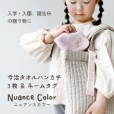 ハンカチ タオルハンカチ ネームタグ 名入れ 子供 刺繍 今治 ギフト セット プレゼント オリジナル 名前入り 女の子 男の子 くすみ 入学 入園 保育園 小学校 学校 通学 通園 綿100% 3枚セット ラッピング 当日出荷