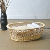 脱衣かご 脱衣カゴ バスケット 抗菌 樹脂製 ポリプロピレン ラタン風 業務用 ホテル 旅館 温泉 脱衣所 脱衣場 洗面所 ランドリー インテリア テイスト 雑貨?