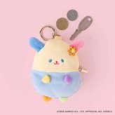 PUKUMARU チャームポーチ ぷくまる サンリオ ミニポーチ バッグチャーム 小物入れ キーホルダー マスコットポーチ シナモロール クロミ ハローキティ ポムポムプリン マイメロディ ポチャッコ ハンギョドン ウサハナ キャラクター かわいい 高校生 鍵