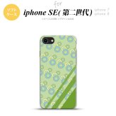 iPhoneSE 2 第二世代 iPhone8&iPhone7 共用 スマホケース 背面カバー ソフトケース 丸 緑 おしゃれ かわいい かっこいい メンズ レディース nk-ise2-tp1662