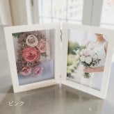 送料無料 プリザーブドフラワー 【Tsumugiーつむぎ】仏花 写真立て 仏花 お供え お盆 初盆 新盆 ウエディング 両親贈呈 子育て感謝状 バラ ブリザードフラワ- 仏壇 お供え 結婚式  花 ブリザードフラワー ギフト  ペット 