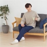 メンズ 裏起毛パンツ 通販 らくちんパンツ あったかズボン 防寒パンツ秋冬 スラックス 総ゴム ベルトループあり 前開きファスナー 総ゴムズボン ルームウェア ストレッチズボン 長ズボン ふんわり裏起毛 お出かけパンツ 寒さ対策 リラックスパンツ 部屋着