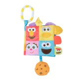 セサミストリート ソフトブック | 絵本 布絵本  エルモ クッキーモンスター 新生児 0歳 1歳児 赤ちゃん ベビー おもちゃ 玩具 知育玩具 仕掛け絵本 音 お出かけ おでかけ カラフル ベビーカー