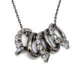 SWAROVSKI スワロフスキー ネックレス 5735225 Sublima アクセサリー ルテニウム