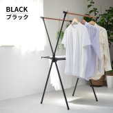 クロス洗濯物干しハンガーラック ONLR-0066 クロス洗濯物干しラック 収納 洗濯 洗濯物干し 物干し 洗濯物 ラック 伸縮 伸縮式 持ち運び 簡単 クロス 大容量 新生活 一人暮らし 室内 シンプル コンパクト ランドリー ホワイト ブラック