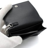 GANNI ガニー カードケース A6395-099 Card Holder カードホルダー キーリング付き ブラック