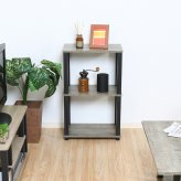 フィット 3段ラック NA×BK ナチュラル×ブラック・ナチュラル×ホワイト・ブラウン×ブラック 3色展開 収納ラック オープンラック シェルフ 整理棚 収納家具 おしゃれ シンプル 新生活 インテリア 不二貿易