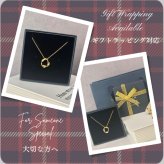 英国製 ハンドメイド 流線形モチーフ ゴールドネックレス レディース 18Kゴールドプレーティング スターリングシルバー 上品 シンプル 大人 女性 彼女 妻 誕生日 記念日 プレゼント ギフト