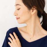 オーダーメイド しずく ネックレス 誕生石 2石 Ties K18 18金 18K K10 10金 10K プラチナ ドロップ型 雫 女性 レディース 誕生日 記念日 プレゼント ギフト 誕生日プレゼント 20代 30代 40代 妻 彼女 天然石 ダイヤモンド ダイヤ ルビー 小さい 小さめ ピンクゴールド ゴールド 選べる 金属アレルギー対応 金属アレルギー