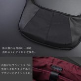 ショルダーバッグ レザーバッグ レザーショルダー 舟形 肩掛け ななめ掛け バッグ タブレット対応 日常使い アクセントカラー 軽量 A5 メンズ 男性用 ブランド 人気 DIABLO ディアブロ 本革 牛革 使いやすい 便利