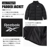 Reebok リーボック 中綿ジャケット メンズ 長袖 アウター スタンドカラー フルジップ  軽量 防寒 あたたかい ロゴ スポーツ ブランド 大きいサイズ ゆったり ユニセックス 大人 カジュアル アウター 春 秋 冬 M L LL 黒 別注 2026fw karlas