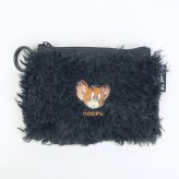 トムとジェリー ジェリー 刺繍ファーポーチ トムジェリ