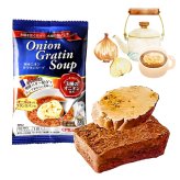 PILLBOX（ピルボックス）オニオングラタンスープ　10食入り　3種のオニオン、2種のチーズをのせたフランスパン付き　フーズドライ製法　#559266　乾燥スープ　家族の食卓　オフィスランチ　来客時のおもてなし