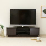 フラップTVボード ブラウン・ホワイトオーク 2色展開 テレビ台 ローボード リビング収納 テレビボード おしゃれ シンプル 新生活 家具 インテリア 不二貿易