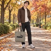 PUMA プーマ トリール 帆布トートバッグ  手持ち メンズ レディース 普段使い 使いやすい