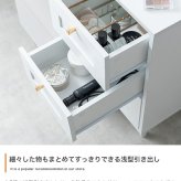収納家具 ラック ドレッサー テーブル ハイタイプ コンパクト ドレッサーテーブル テーブルドレッサー メイク コスメ収納棚 収納 鏡 鏡収納 鏡台 ピンクベージュ ミラー グレージュ ゴールド かわいい おしゃれ 韓国インテリア