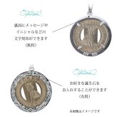 ハワイアンジュエリー ネックレス シルバー ネックレス 刻印 無料 誕生石入れ可 バストークン コイン フラダンサー ロジウムコーティング メダル シルバー925 ギフトラッピング可能 長さ選べる プレゼント ハロウィン 【品番：CG-SP302】