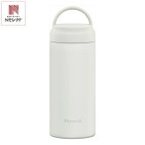 ピーコック ステンレスボトル ハンドル付 350ml 白 マグボトル スクリュー栓 保温保冷 ボトル【北海道・沖縄県・離島 配送不可】