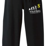 バレーボール スウェットパンツ メンズ レディース キッズ 裏パイル スエット ルームウェア スポーツ ジャージ 綿100 長ズボン 名入れ おしゃれ 文字入れ無料 「バレーボールエボリューション」 アートワークスコウベ 【送料無料】