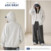 Reebok リーボック ジップパーカー レディース メンズ rm-6105 スウェットパーカー フルジップ 長袖 フーディー 裏起毛 暖かい ロゴ 刺繍 ビッグシルエット オーバーサイズ 羽織り スポーティ カジュアル M L LL 2026FW Karlas 別注