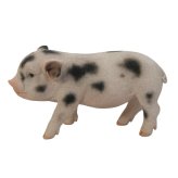 置物 豚 グロスターオールドスポット 幅22.5cm woobia ウービア ぶた リアル かわいい おしゃれ 玄関 インテリア オブジェ ガーデン ミニブタ 動物 アニマル 癒し 棚 個性的 プレゼント ギフト 面白い 新築祝い