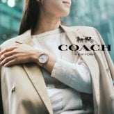 コーチ 腕時計 メンズ 正規品 5年保証 チャーター クロノグラフ 44mm ブルー ゴールド シルバー ツートン メタルベルト タキメーター 30m防水 ビジネス 夫 彼氏 父 誕生日 プレゼント ギフト 純正ショッパー付き COACH 成人 卒業 入学
