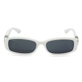 グッチ GUCCI サングラス グローバルフィット アイウェア UVカット レクタンギュラー GG1661S-003 メンズ レディース ユニセックス ホワイト+グレー 国内正規品