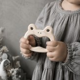 国産ヒノキのカエル歯がため｜無塗装の木製ベビーギフト｜出産祝い