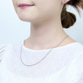 THE KISS 公式ショップ 金属アレルギー対応 サージカルステンレスチェーン 40cm 50cm レディース メンズ ネックレス（チェーンのみ） スクリューチェーン TCA2001 ジュエリーブランド THEKISS アニバーサリー