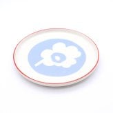 マリメッコ ウニッコ プレート 20cm ホワイト/ライトブルー/オレンジレッド marimekko UNIKKO 皿 食器 ギフト 耐熱 電子レンジ対応 結婚祝い プレゼント 贈り物
