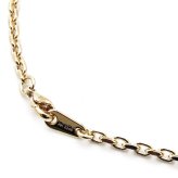 ルイヴィトン ネックレス メンズ レディース チェーン LV ユアーズ M02740 ゴールド 54cm チェーンネックレス ユニセックス LVロゴ モノグラム メタル LOUIS VUITTON ルイ・ヴィトン チャーム対応 イタリア製 ブランドアクセサリー 新品 誕生日プレゼント ギフト