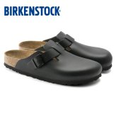 ビルケンシュトック ボストン ナロー幅 レディース レザー サンダル クロッグ サボ BIRKENSTOCK Boston 0060193 黒 ブラック