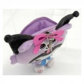 クロミ パスケース リール付き 定期入れ ぬいぐるみ かぶりもの サンリオ SWIMMER コラボ 小銭入れ 小物入れ キャラクター グッズ かわいい おしゃれ 通学 通勤 サンリオ正規ライセンス品