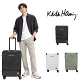 KeithHaring キースヘリング ハート ハードキャリー Mサイズ 65L キャリーケース スーツケース ユニセックス 男女兼用 宿泊 出張