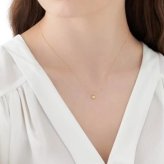【無料ラッピング】  ヨンドシー 4℃ EAU DOUCE４℃ K10イエローゴールド ネックレス ホワイトトパーズ ブランド 正規品 新品 ギフト プレゼント 人気 おすすめ 誕生日 記念日 クリスマス 送料無料