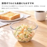 suiro スイロ レンジ対応 深型 ボウル 中 18cm 1.7L[ボウル 耐熱ボウル プラスチック 電子レンジ 調理ボウル 食洗機 日本製 ボール キッチン用品 レンジ 軽量 下ごしらえ 調理用品 耐熱ボール 電子レンジ対応 調理器具 透明 レンジ調理]