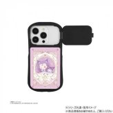 iPhone15 iPhone14 ケース プリキュア5GoGo サンリオ コラボ ハイブリッドガラスケース ミルキィローズ スマホケース 耐衝撃 カバー カメラ保護 スタンド機能 ストラップホール付 キャラクター グッズ サンリオ正規ライセンス品