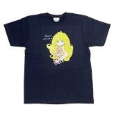 水森亜土 カラーTシャツ(M) サムワン ネイビー アパレル 送料込み