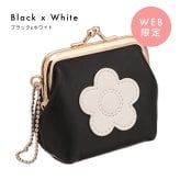 【公式】【シンプルデイジーマーク2ガマ口ポーチミニ】マリークワント MARY QUANT マリークヮント マリクワ ポーチ ミニポーチ がま口 小物入れ デイジー ブラック アイボリー パールピンク ライトブルー おしゃれ 可愛い 女性 10代 20代 30代 誕生日 クリスマス プチギフト プレゼント