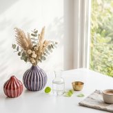 玉ねぎ陶器の花瓶 削ぎ オニオン S・L フラワーベース セン トーツウ｜レッド ブルー パープル｜ おしゃれ かわいい｜北欧 カフェ風 インテリア 一輪挿し 花びん 花器｜ギフト プレゼント 新生活 母の日【TOTU】
