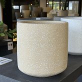 植木鉢 おしゃれ 大型 軽量 13号 鉢カバー KONTON コントン コーテス シリンド カラーズ 円柱 丸型 屋外 高級 北欧 モダン ナチュラル 観葉植物用 多肉植物 サボテン 特大 玄関 テラス プランター 深型 テラゾ ニュアンスカラー くすみカラー