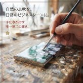名刺入れ『間』和柄 和風 カードケース 夜桜 伝統工芸 職人 手作り 名入れ 記念日 誕生日 ギフト 送料無料 和風 ハンドメイド 立体彩色 螺鈿風 20代 40代 50代 プレゼント お祝い 還暦 退職 卒業