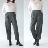 パンツ 裏起毛 レディース 通販 長ズボン ズボン カジュアルパンツ ロングパンツ レディースパンツ 裏起毛パンツ ボトムス ウエストゴム あったか あたたかい 防寒 柔らかい はき心地が良い 無地 シンプル 女性 女性用 婦人服 レディースファッション