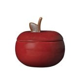 ferm LIVING ファームリビング 林檎の形の小物入れ Apple Ceramic Container  北欧 小物入れ オブジェ おしゃれ 可愛い 北欧雑貨 インテリア雑貨 キッズ　子供 林檎 リンゴ 人気 正規販売店