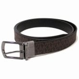 MICHAEL KORS マイケルコース アウトレット MK シグネチャー リバーシブル メンズ ベルト 36F5TBLY3B BROBLK
